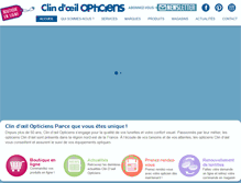 Tablet Screenshot of clin-doeil.fr